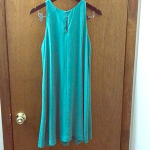 Teal A line dress